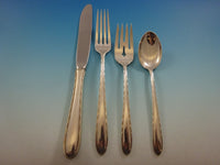 Silver Flutes by Towle Sterling Silver Flatware Set For 8 Service 37 Pieces