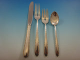 Silver Flutes by Towle Sterling Silver Flatware Set For 8 Service 37 Pieces