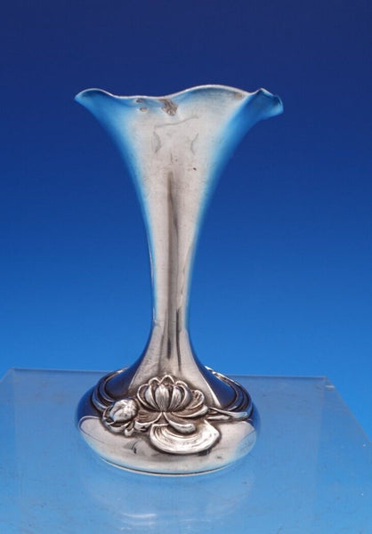 Pond Lily by William Kerr Sterling Silver Vase Art Nouveau 4" (#7709)
