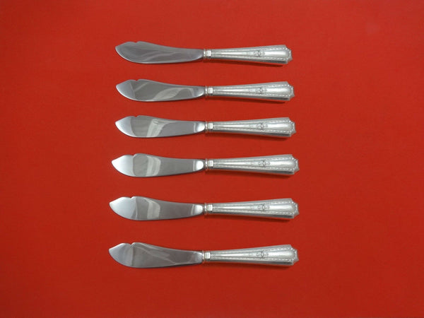 Colfax by Durgin-Gorham Sterling Silver Trout Knife Set 6pc Custom Made 7 1/2"