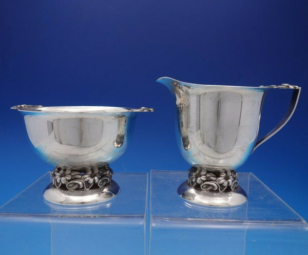 Lily by Mueck-Cary Sterling Silver Sugar and Creamer Set 2pc #1116 (#4371)