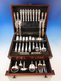 Danish Crown by Frigast Sterling Silver Flatware Service for 8 Set 79 pcs Dinner