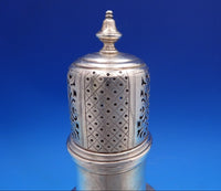 Munsey and Co Ltd English Estate Sterling Silver Muffineer Fancy Pierced (#6956)