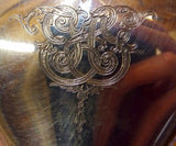 J. E. Caldwell Sterling Silver Sugar Bowl with Ornate Pattern (#1058)