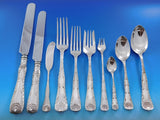 Wave Edge by Tiffany and Co Sterling Silver Flatware Set 8 Service 82 pcs Dinner