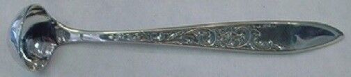 White Paisley By Gorham Sterling Silver Mustard Ladle 4 3/4" Custom