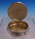 Chrysanthemum by Shiebler Sterling Silver Snuff Box Gold Washed #1987 (#8720)