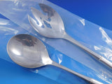 Sea Sculpture by Gorham Sterling Silver Salad Serving Set Custom Made 11 1/2"