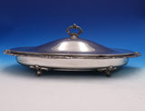 El Grandee by Towle Silverplate Bowl Covered with Glass #2914 22" x 12" (#7596)