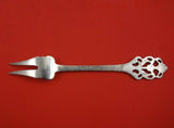 Viking Rose by Th. Marthinsen Norwegian .830 Silver Cocktail Fork 4 1/2"