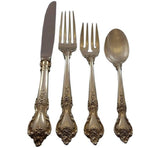 Delacourt by Lunt Sterling Silver Flatware Service For 8 Set 33 Pieces