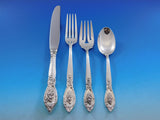 Rose Elegance By Lunt Sterling Silver Regular Size Place Setting(s) 4pc
