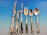 Lamerie by Tuttle Sterling Silver Flatware Set Service 66 pieces Dinner Size