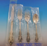 Mediterranea by Oneida Sterling Silver Flatware Set For 6 Service 24 pcs New