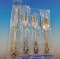 Mediterranea by Oneida Sterling Silver Flatware Set For 6 Service 24 pcs New