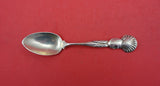Pattern Unknown by Shiebler Sterling Demitasse Spoon  w/ shell handle 4"