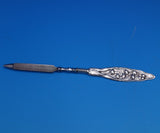 Lily of the Valley by Whiting Sterling Silver Nail File Flat Handle WS 7" #7667