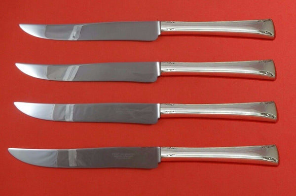 Serenity by International Sterling Silver Steak Knife Set 4pc Texas Sized Custom