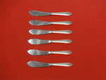 Reeded Edge by Tiffany and Co Sterling Silver Trout Knife Set 6pc Custom 7 1/2"