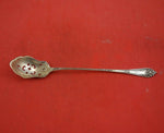 Rustic by Towle Sterling Silver Olive Spoon GW Pierced Long Original 7 1/4"