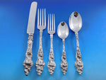 Les Six Fleurs by Reed and Barton Sterling Silver Flatware Set Dinner 63 pcs