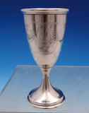 Judaica Sterling Silver Seder Cup with Star of David 3 5/8" x 1 5/8" (#9047)