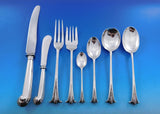 English Onslow by Worcester Sterling Silver Dinner Flatware Set Service 64 pcs