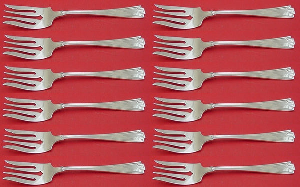 Etruscan by Gorham Sterling Silver Salad Fork Set 12 pieces 6 1/4"