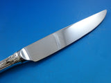 Rose Point by Wallace Sterling Silver Steak Knife Serrated HHWS Custom 8 1/2"