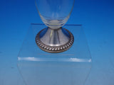 Duchin Creations Sterling Silver Vase Ruffled Etched Glass Gadroon Base (#3626)