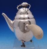 Blossom by Georg Jensen Sterling Silver Tea Set 4pc (#8801) Beautiful!