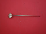 Mexican Sterling Silver Sipper Straw /sundial bowl  7 3/4"