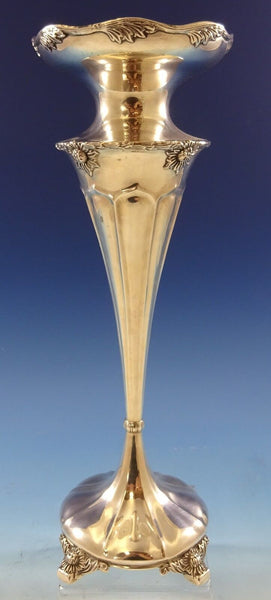 Chrysanthemum by Tiffany and Co Sterling Silver Vase 13" Tall (#2633)