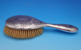 Gorham Bright-Cut Sterling Silver Hairbrush #2182C 8 3/4"x3 1/4"x1 1/2" (#9122)