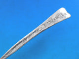 Lap Over Edge Acid Etched by Tiffany Sterling Dessert Junior Fork 6 1/4" Leaves