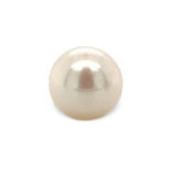 14k Yellow Gold 7.3mm Creamy White Cultured Pearl Stud Earrings (#J7055)