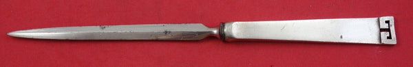 Chinese Key by Allan Adler Sterling Silver Letter Opener original 9 1/4"