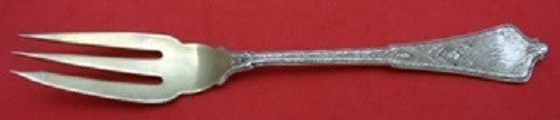 Persian by Tiffany Sterling Silver Pastry Fork 3-tine Goldwashed 6 3/8"