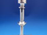 Wm. Hutton and Sons English Victorian Sterling Silver Candlestick Pair (#8433)