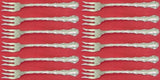 Strasbourg by Gorham Sterling Silver Cocktail Oyster Forks 5 1/2" Set of 12