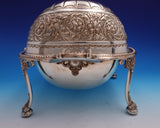 English Silverplate Roll Top Chafing Dish by Charles Edward Nixon (#9213)