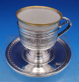 Wedgwood by International Sterling Silver Demitasse Cup Liner Saucer P42 (#8100)