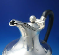 Edward Fernell English Georgian Sterling Silver Wine Ewer Pitcher w/Ebony #5679