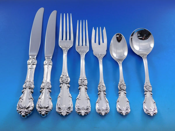 Burgundy by Reed & Barton Sterling Silver Flatware Set 12 Service 84 pcs Dinner