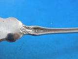 Irian by Wallace Sterling Silver Lettuce Fork w/ Light Gold Wash 8 1/2" Serving