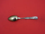 Lap Over Edge Mixed Metals by Tiffany and Co Sterling Teaspoon GW w/wisteria 6"