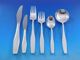 Charlotte by Hans Hansen Sterling Silver Flatware Set Service 41 pieces Modern