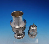 Elkington Sterling Silver Muffineer with Applied Design 8 1/4" #29493 (#4637)