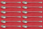 Sir Christopher by Wallace Sterling Silver Iced Tea Spoon Set 12 pieces 7 1/2"