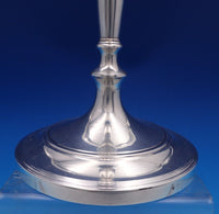 Crichton Bros English Estate Sterling Silver Candlestick Pair #9362 (#8435)